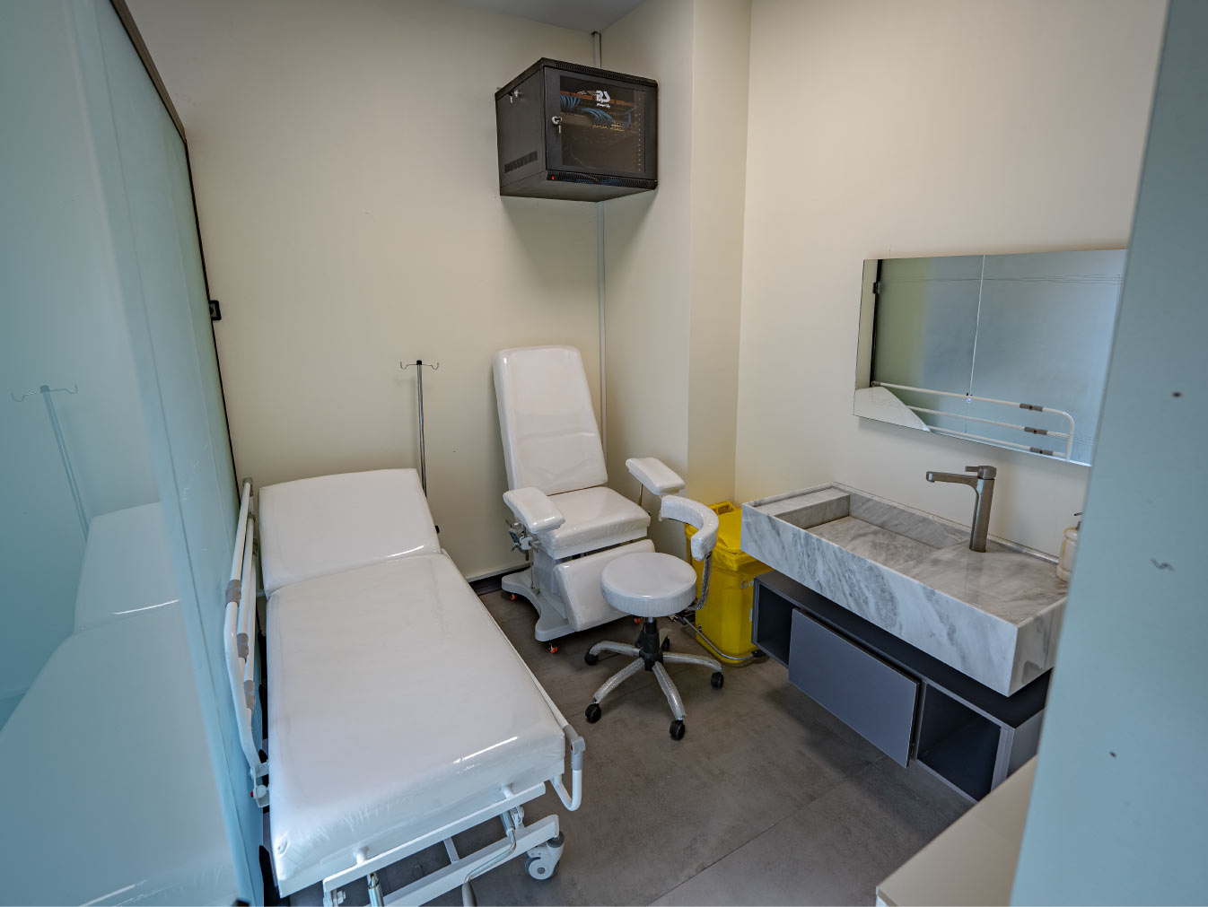 Clinic examination room